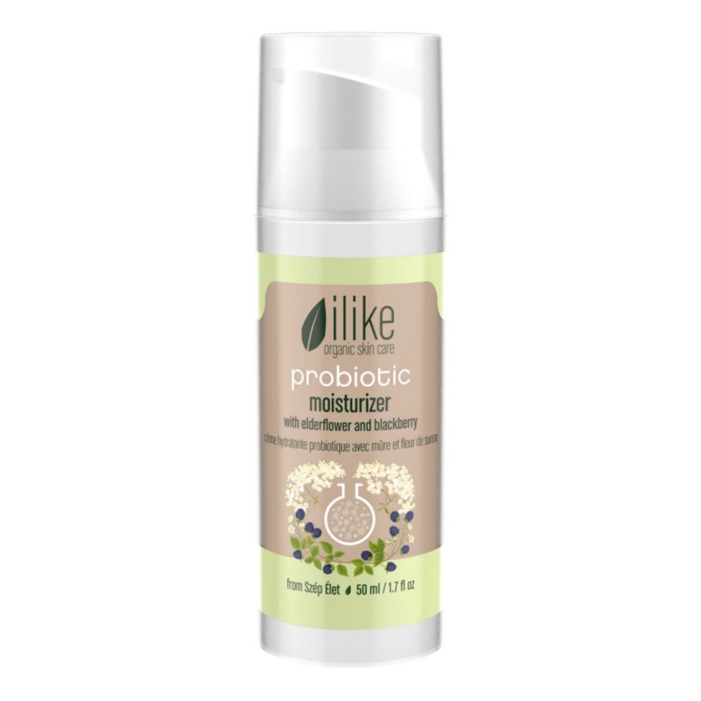 Ilike Organic Skin Care Probiotic Moisturizer Elderflower Blackberry 1.7oz NIB